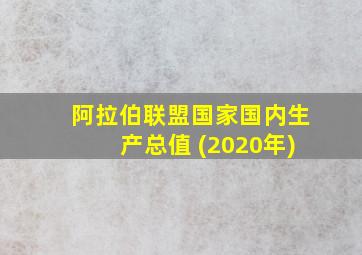 阿拉伯联盟国家国内生产总值 (2020年)